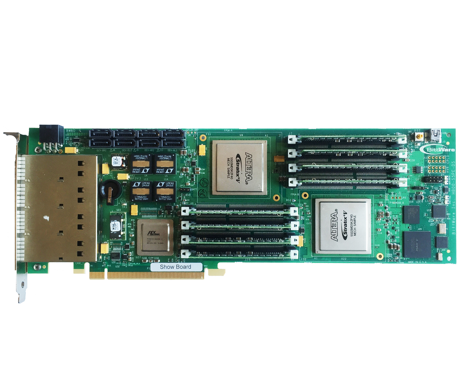 S5-PCIe-DS Intel FPGA Board Image